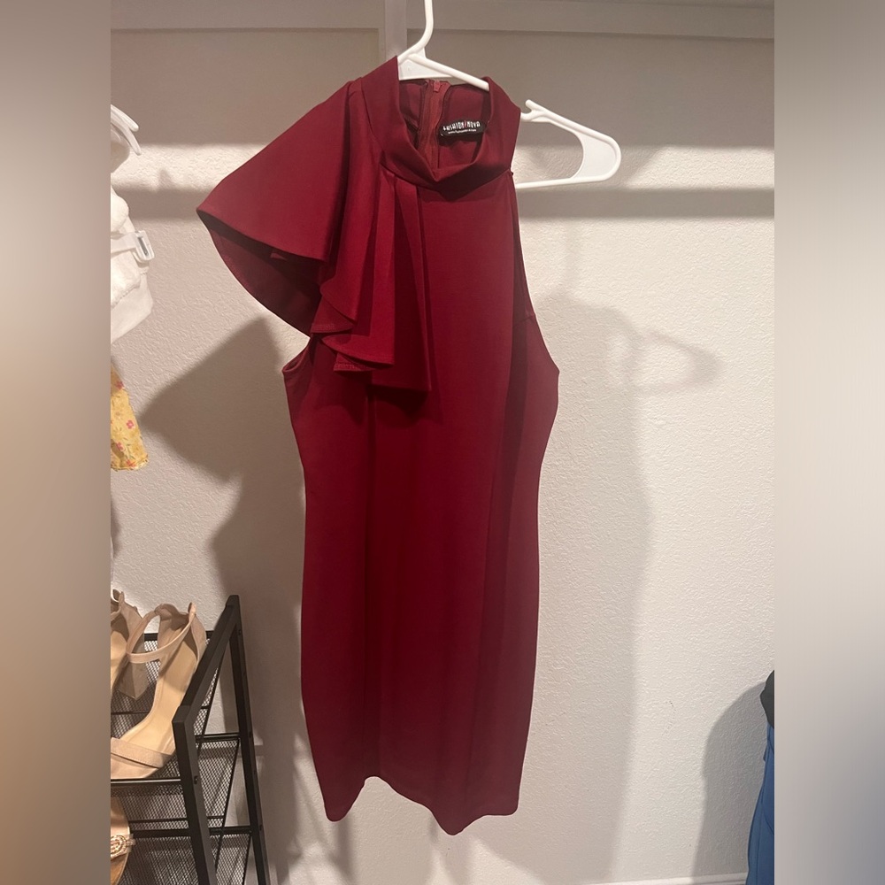 Marroon formal dress